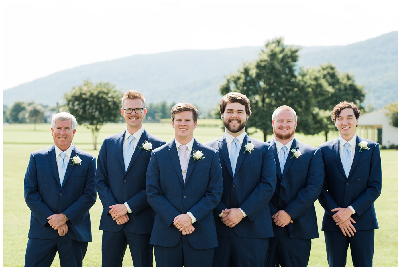 King Family Vineyard Wedding groomsmen photos