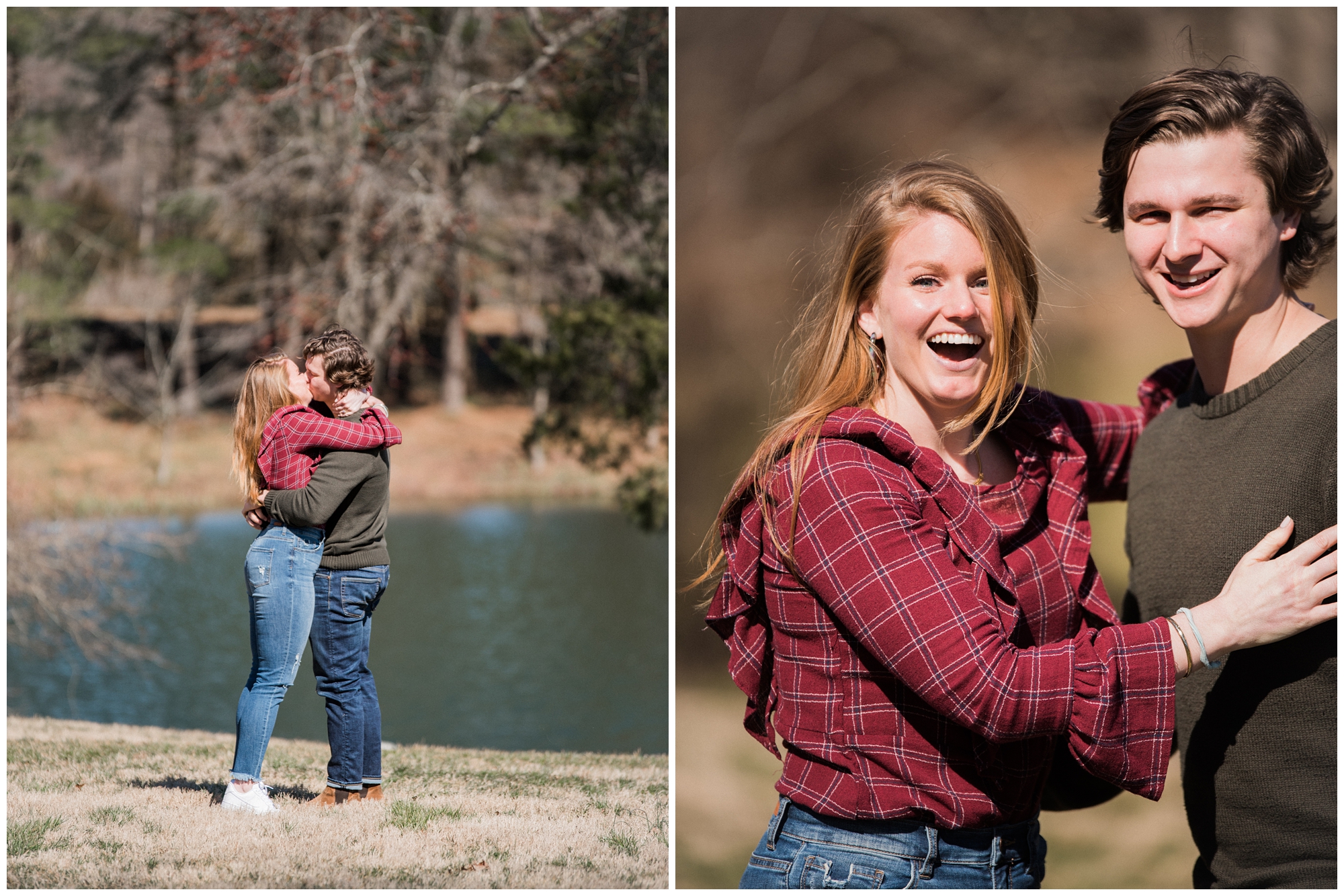 Secret Wedding Proposal at The Farmhouse at Beautiful Run in Charlottesville Virginia, Highland Cow Proposal