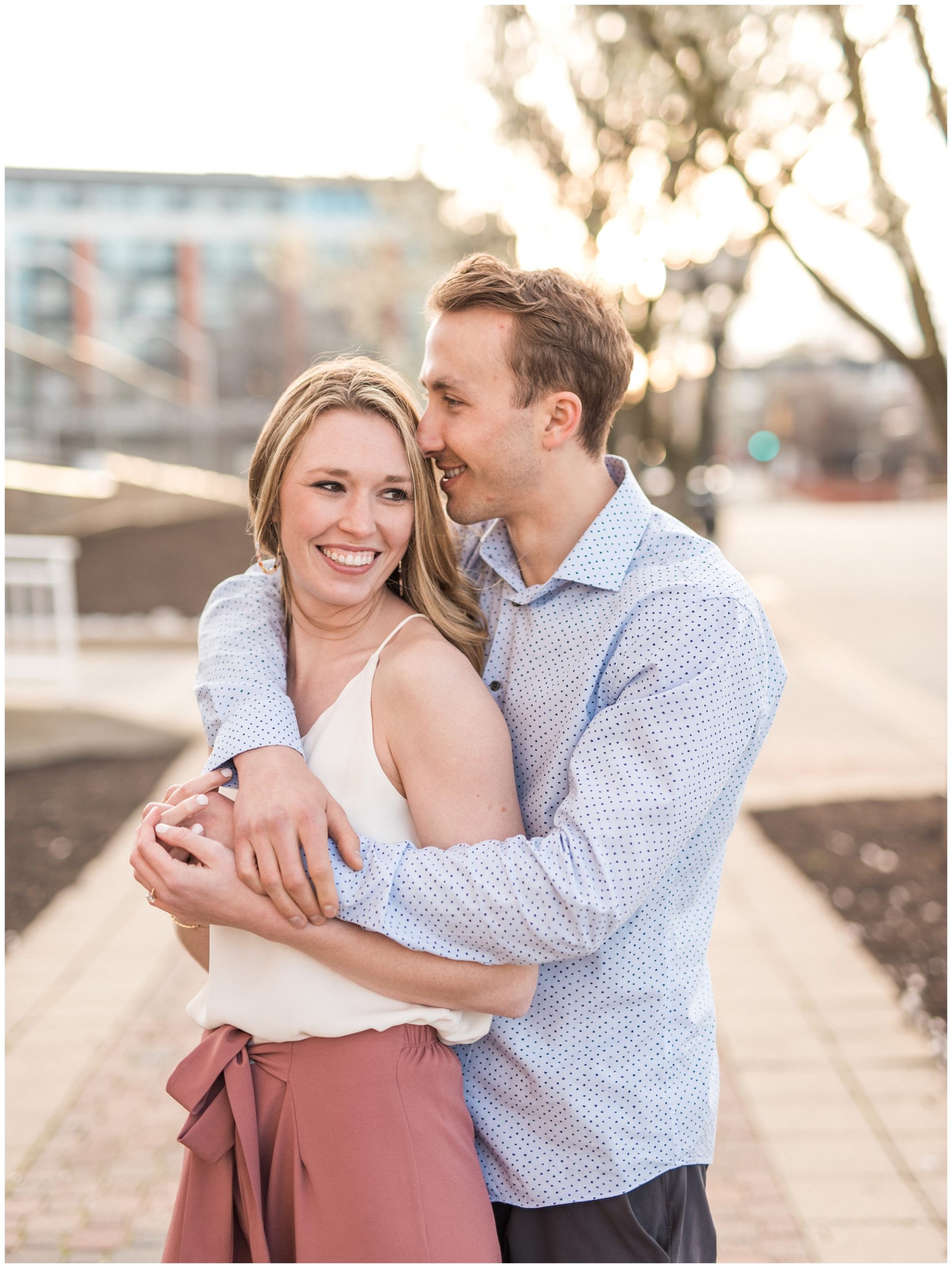 Couples Engagement session at Fells Point in Baltimore