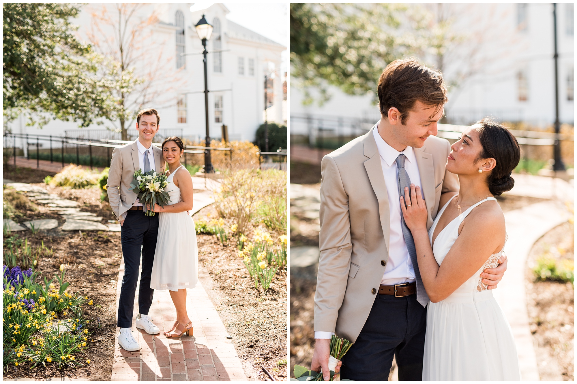 Courthouse Wedding, Intimate Elopement in Northern Virginia