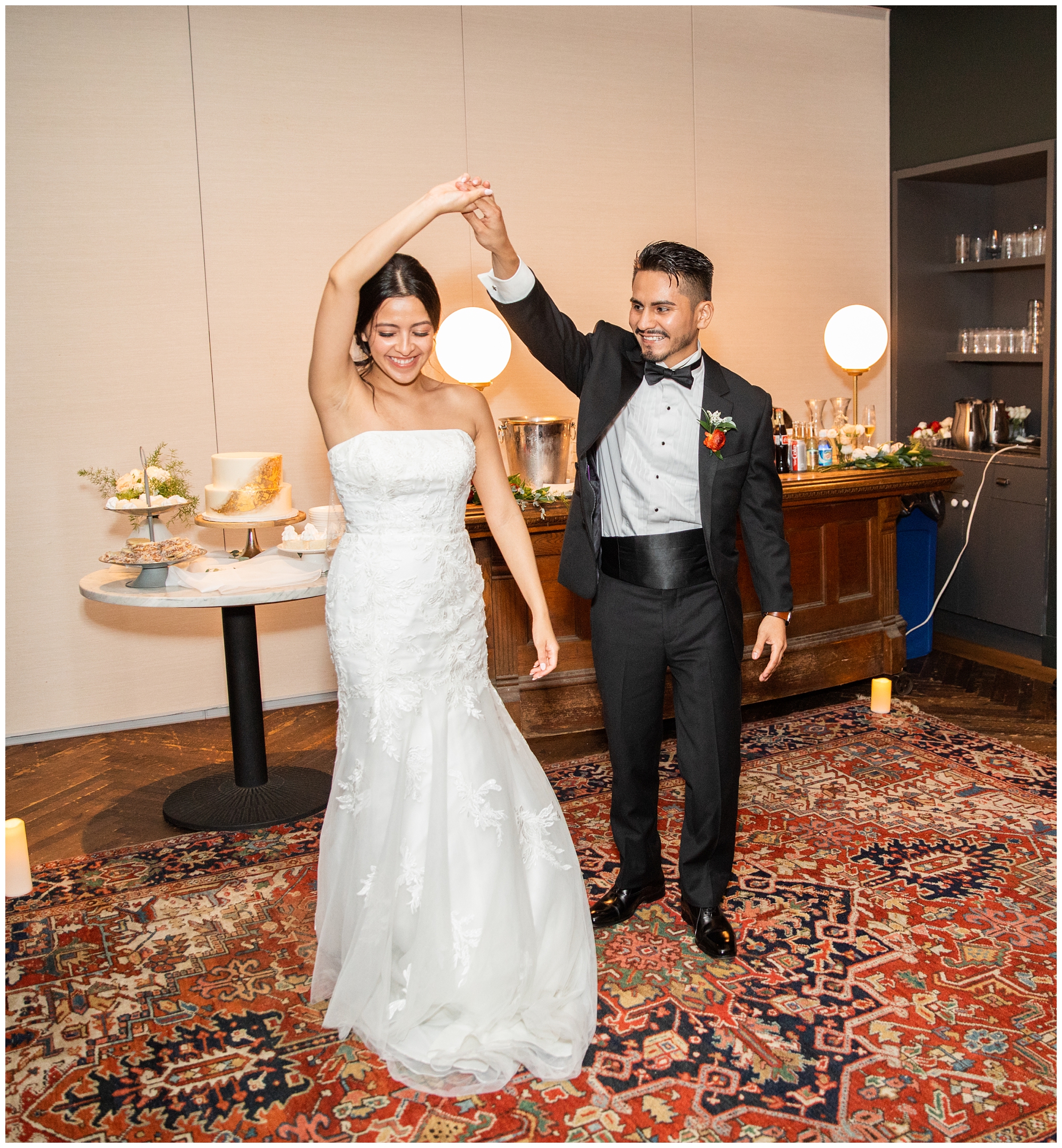 Bride and Groom first dance at Common House