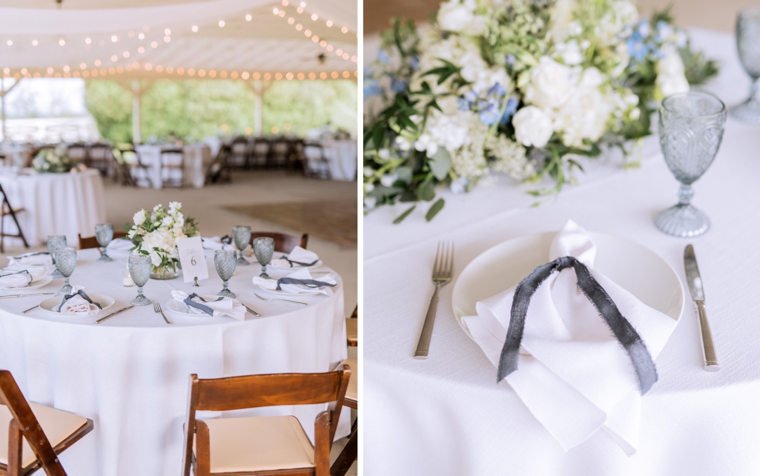 Wedding details during ceremony at James Monroe's Highland in Charlottesville, VA