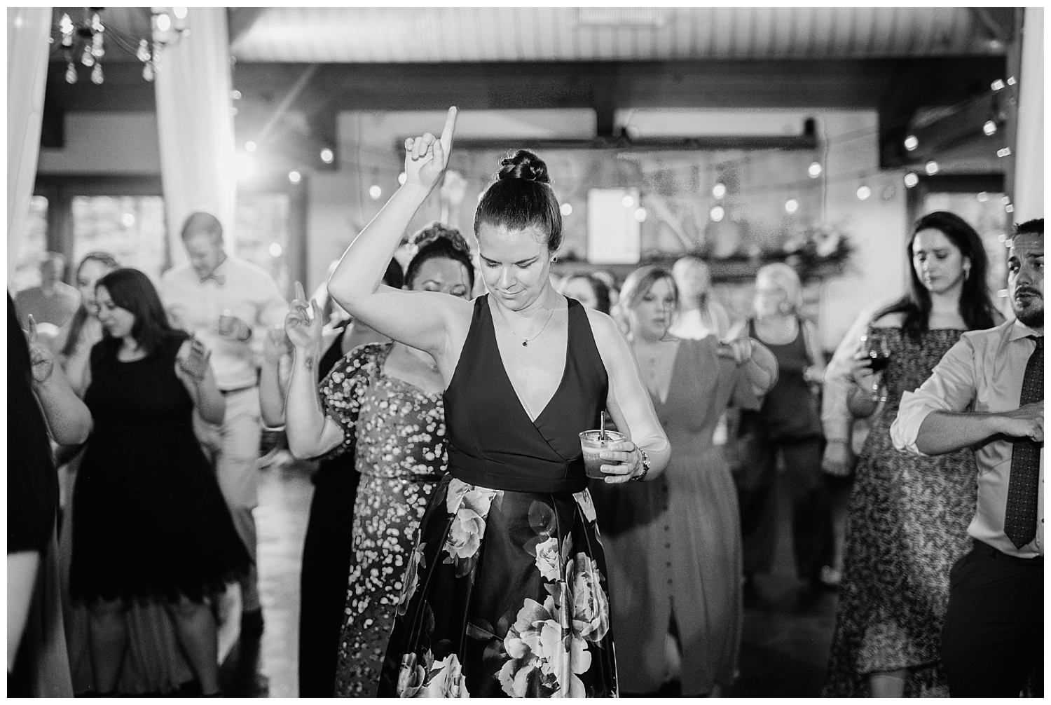Reception dancing shots at Ashton Creek Vineyard wedding