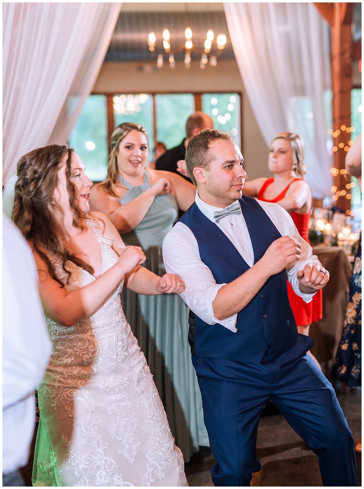Reception dancing shots at Ashton Creek Vineyard wedding