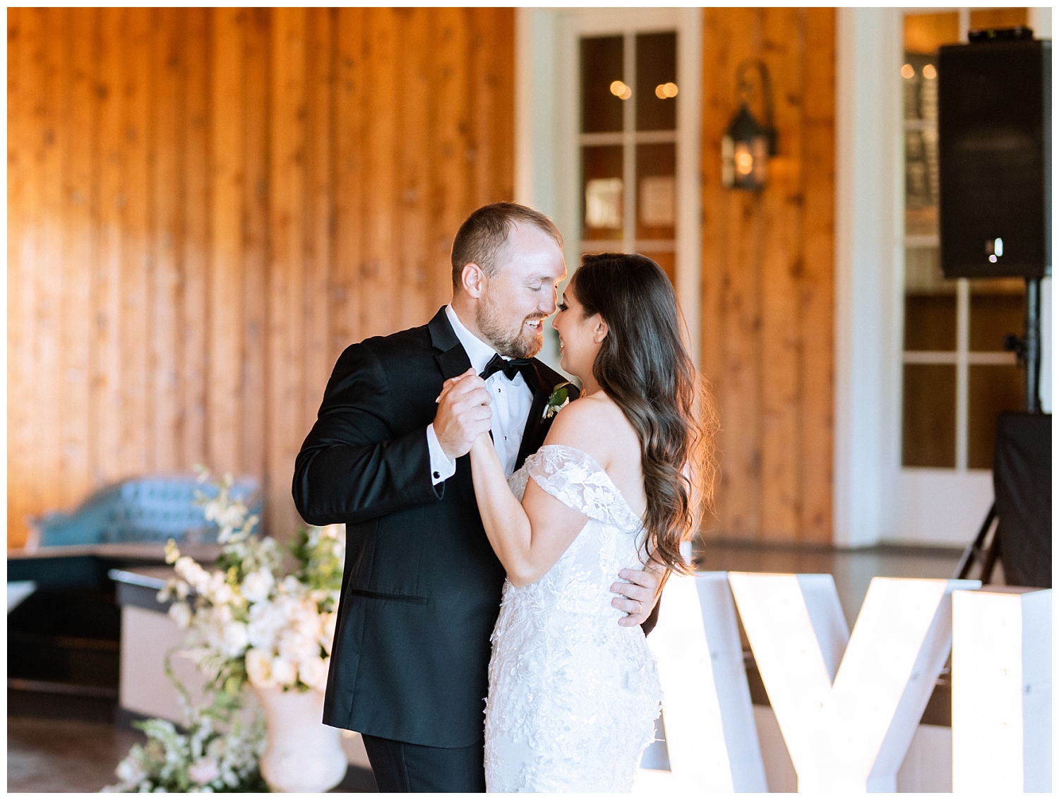 Bride & Groom first dance at Castle Hill Cidery Wedding in Keswick, Virginia
