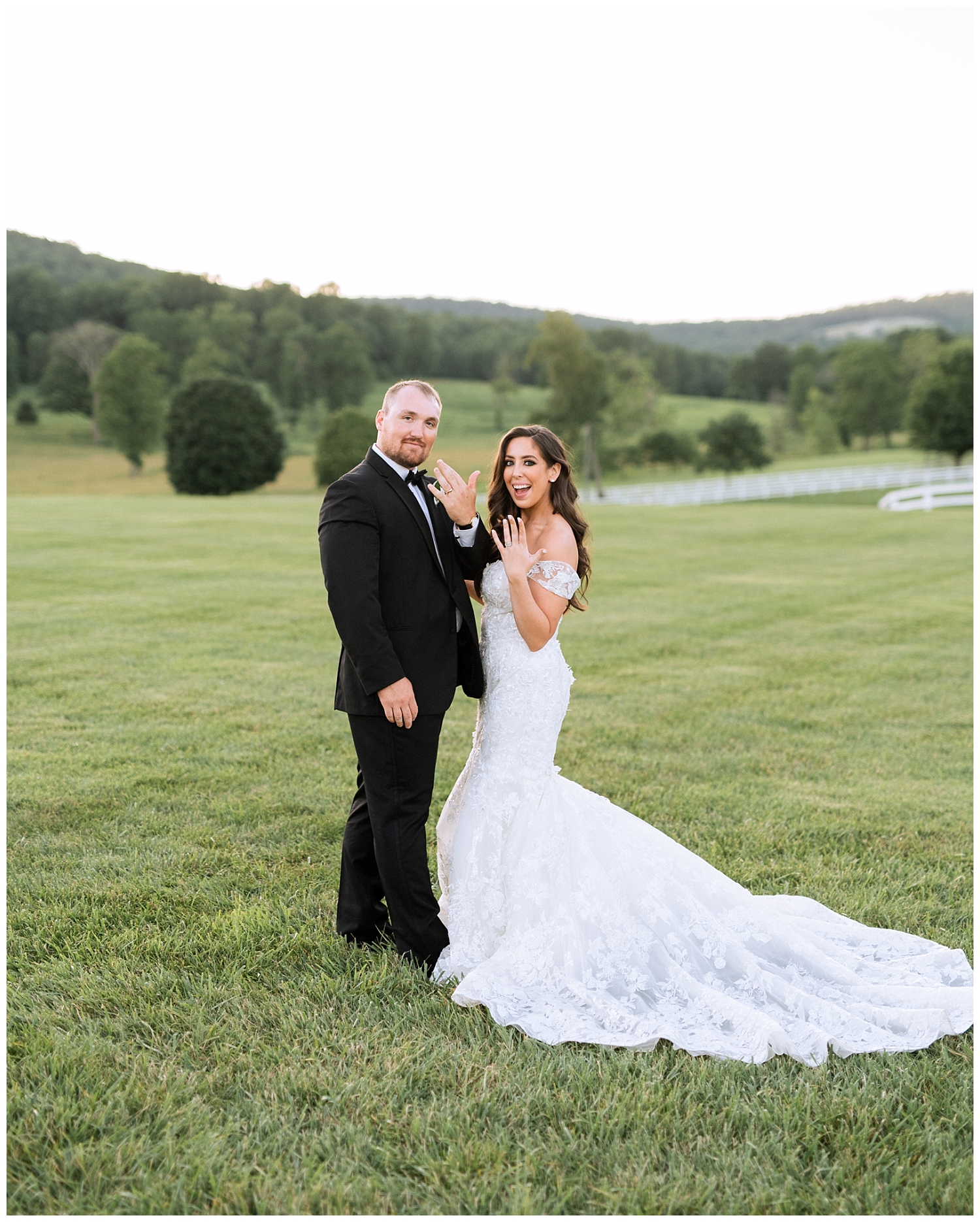 Bride and Groom Portraits at Castle Hill Cidery Wedding in Keswick, Virginia