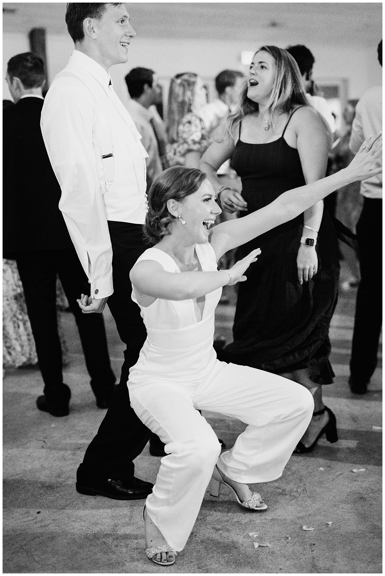 Reception dancing at Fleetwood Farm Winery wedding in Leesburg, Virginia