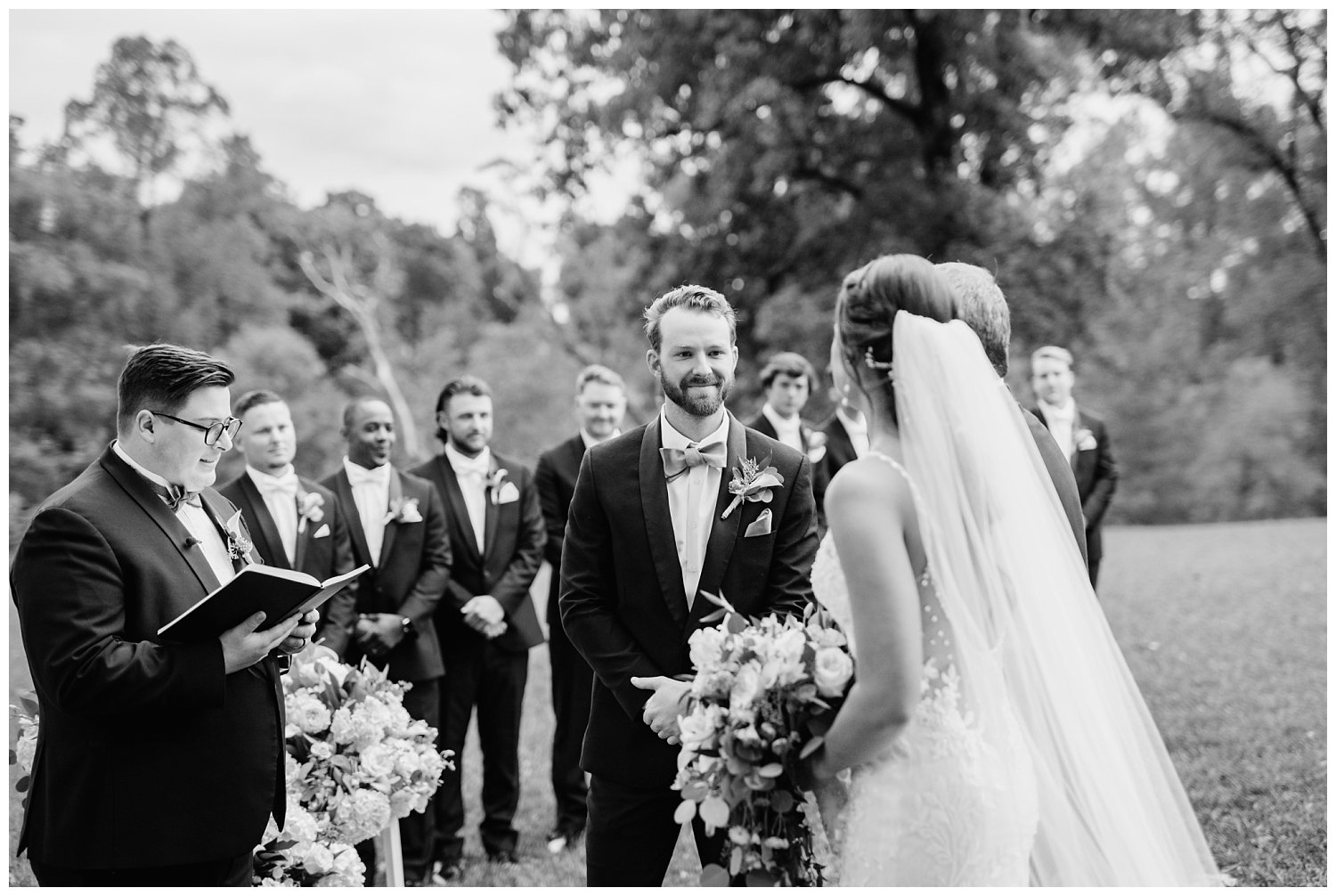 Ceremony at Westover & Maymont Gardens wedding