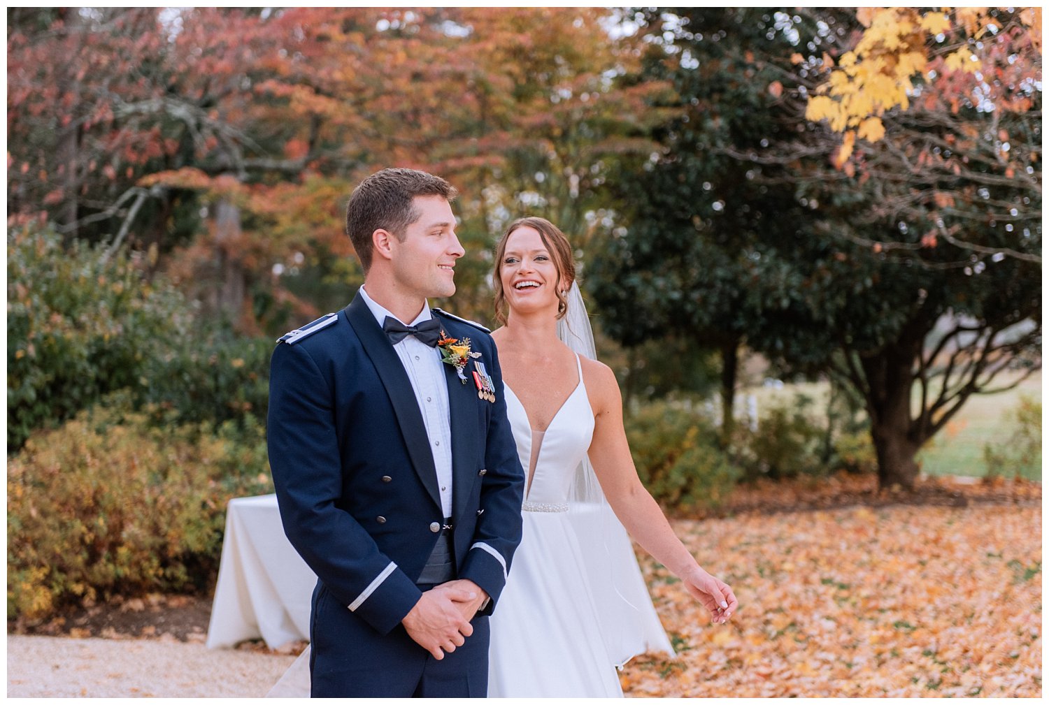 First Look at Keswick Vineyard Wedding photographed by Heather Dodge Photography