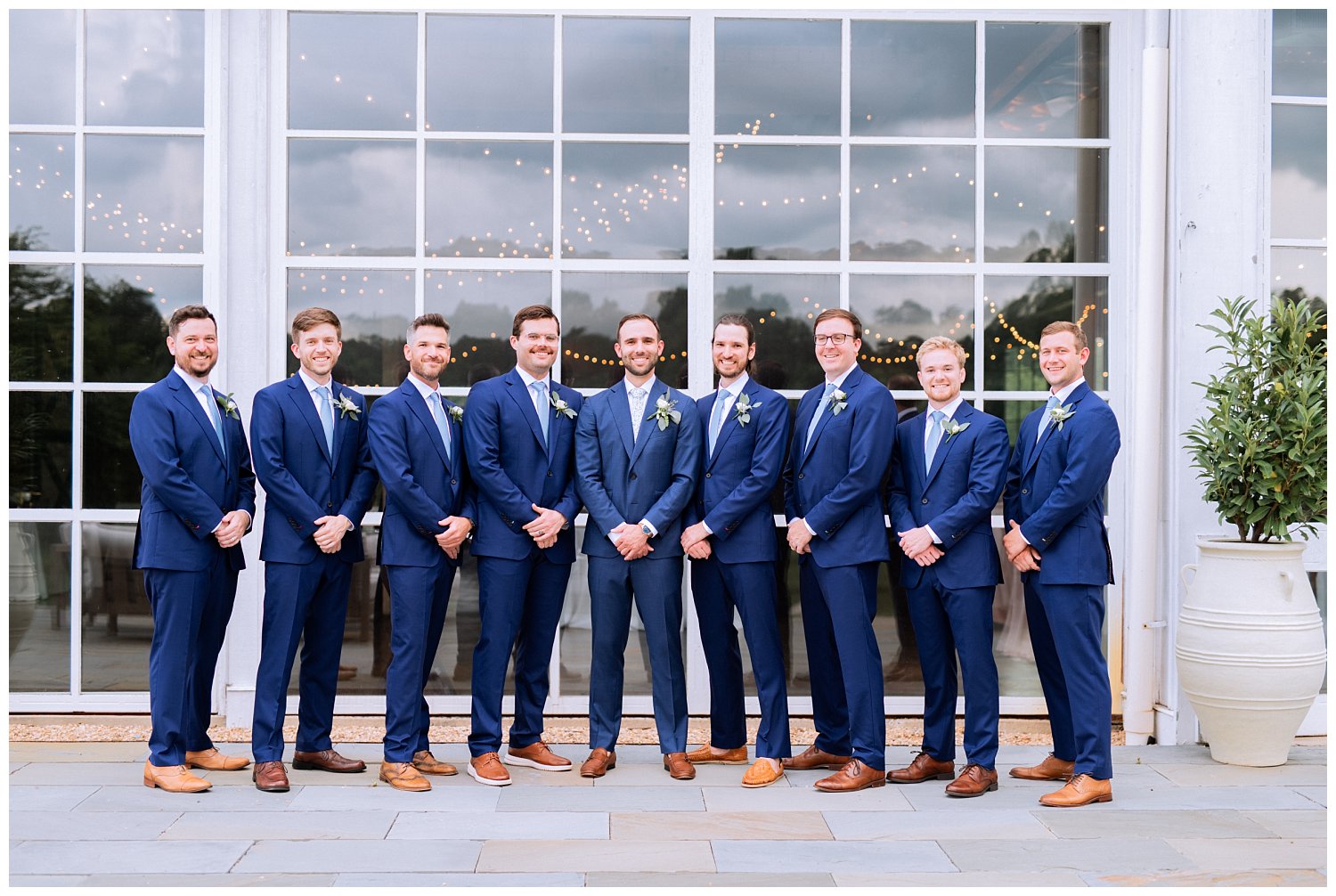 Groom & groomsmen portraits at Castle Hill Cider Wedding