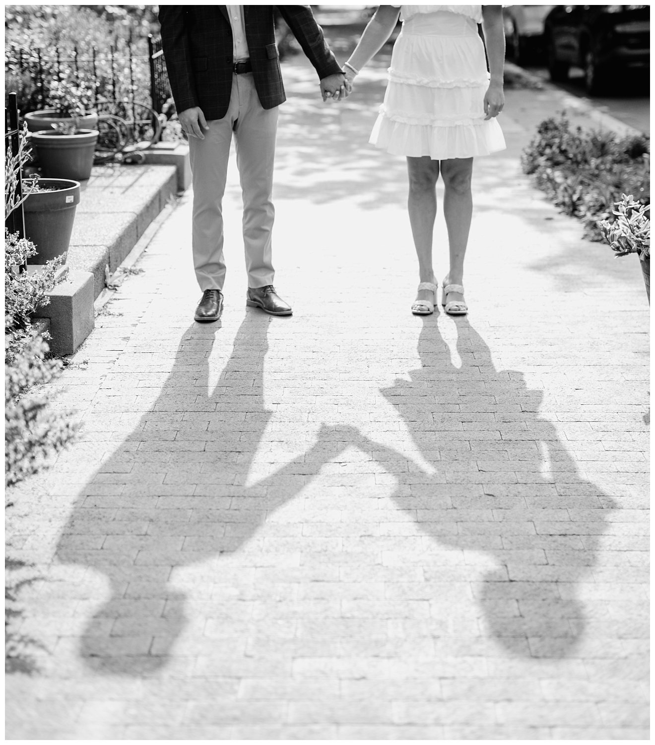 Spring engagement session at Meridian Hill Park in Downtown Georgetown