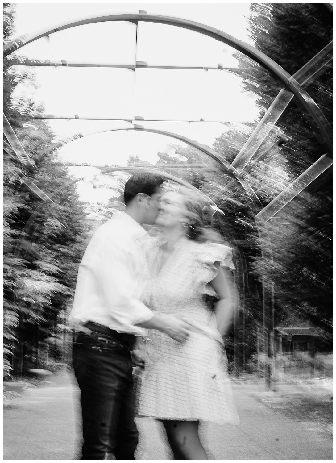 Spring engagement session at Meridian Hill Park in Downtown Georgetown