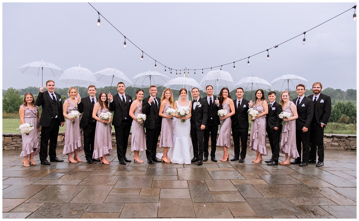 Wedding party portraits at the Market at Grelen