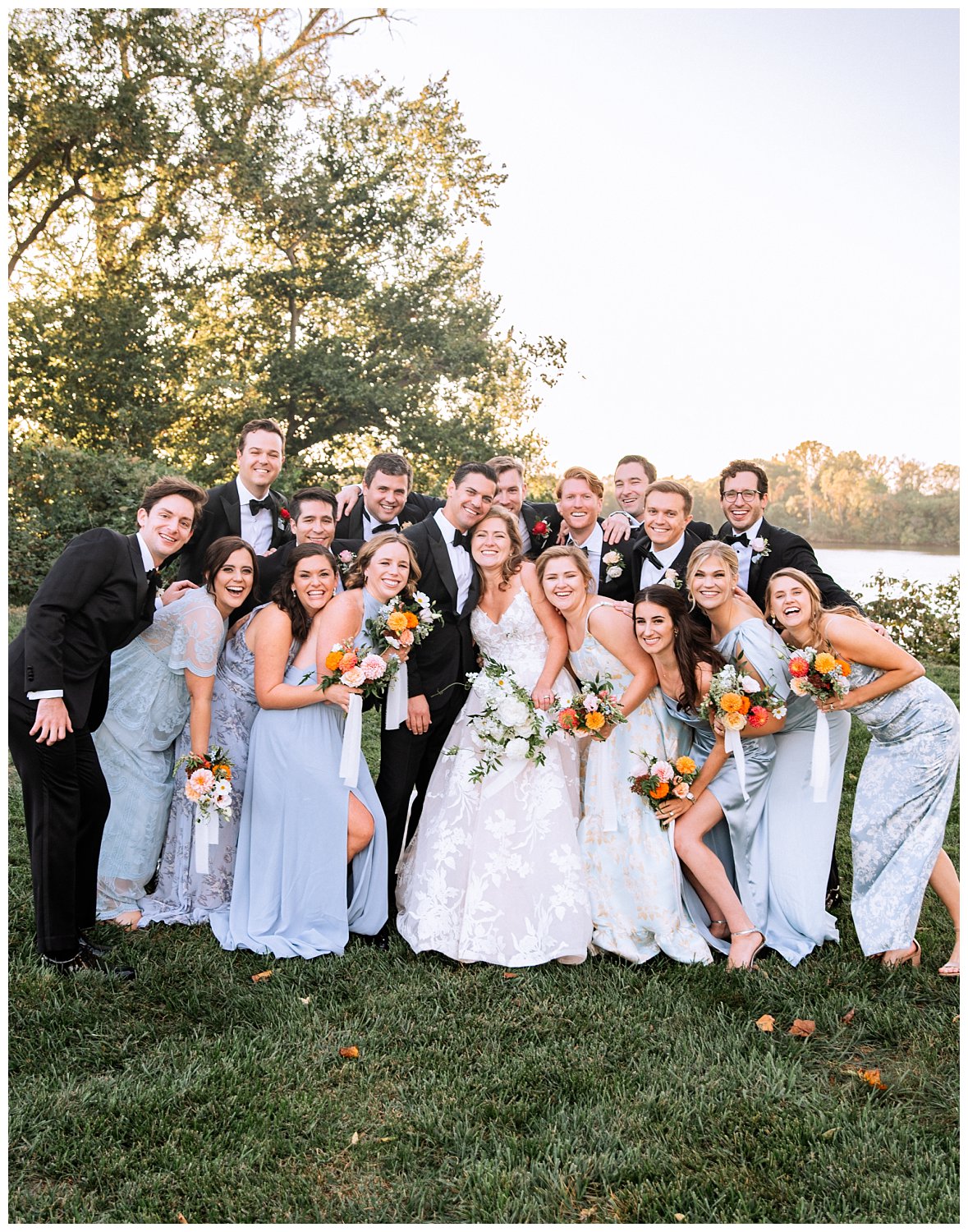 Wedding Party Portraits at Upper Shirley in Richmond, VA