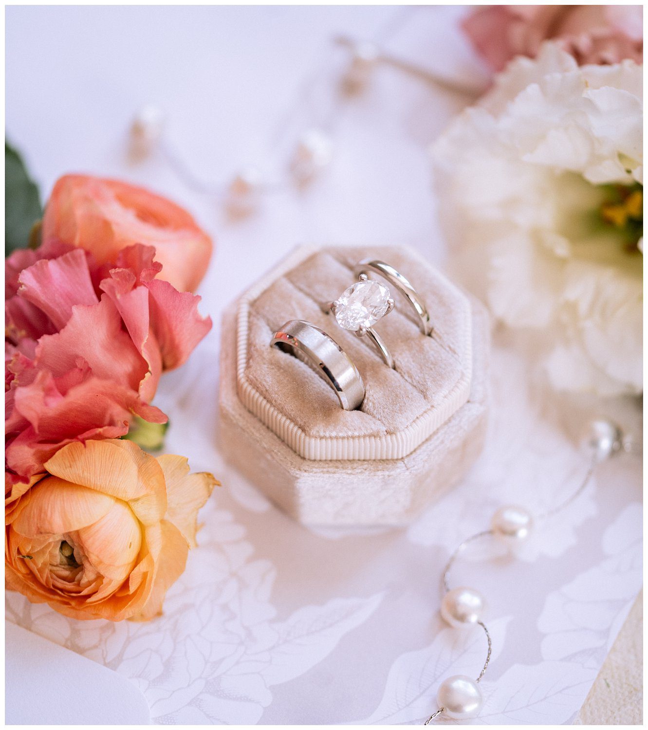 Bridal details at Trinity Episcopal Church Wedding in Northern Virginia