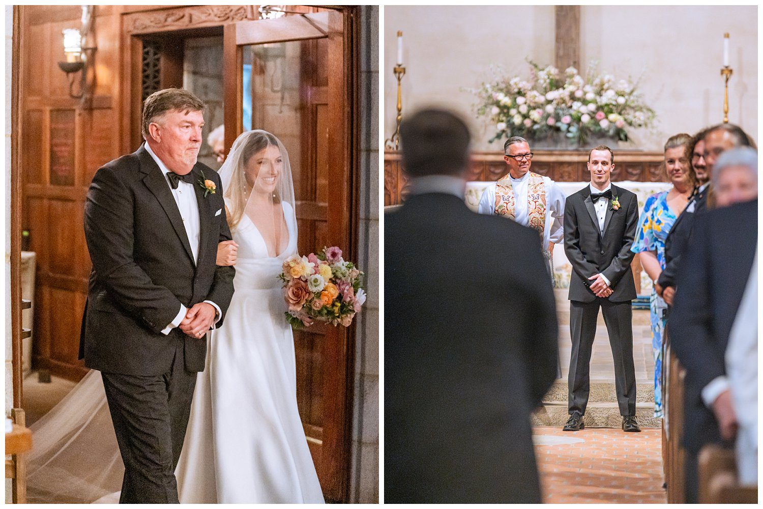 Ceremony at Trinity Episcopal Church Wedding in Northern Virginia