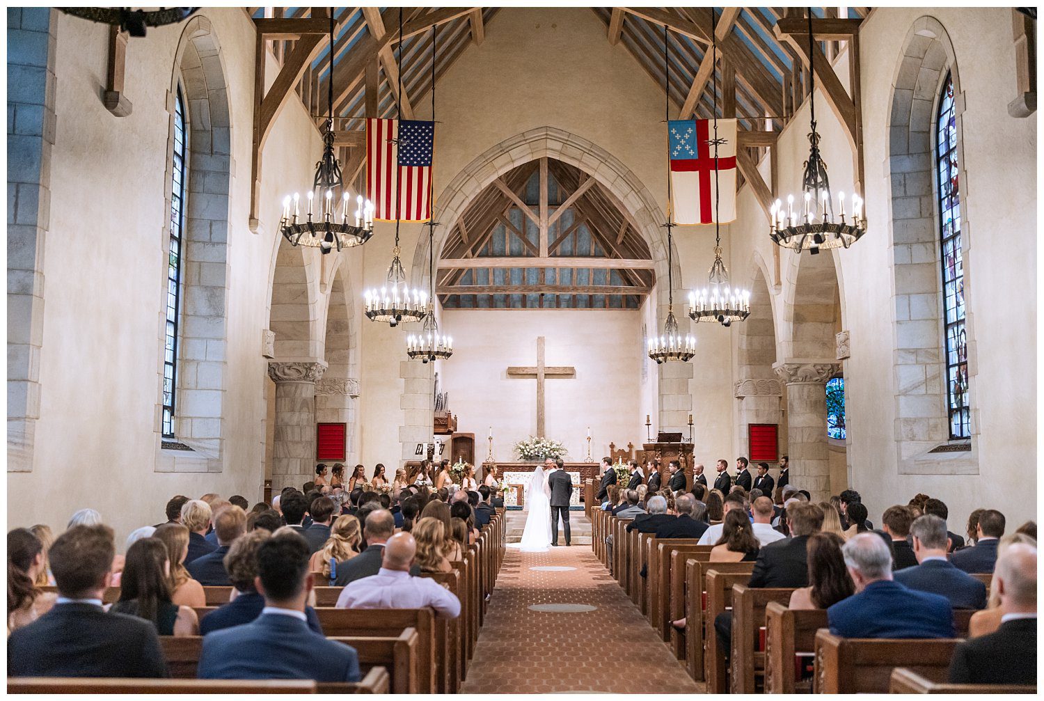 Ceremony at Trinity Episcopal Church Wedding in Northern Virginia