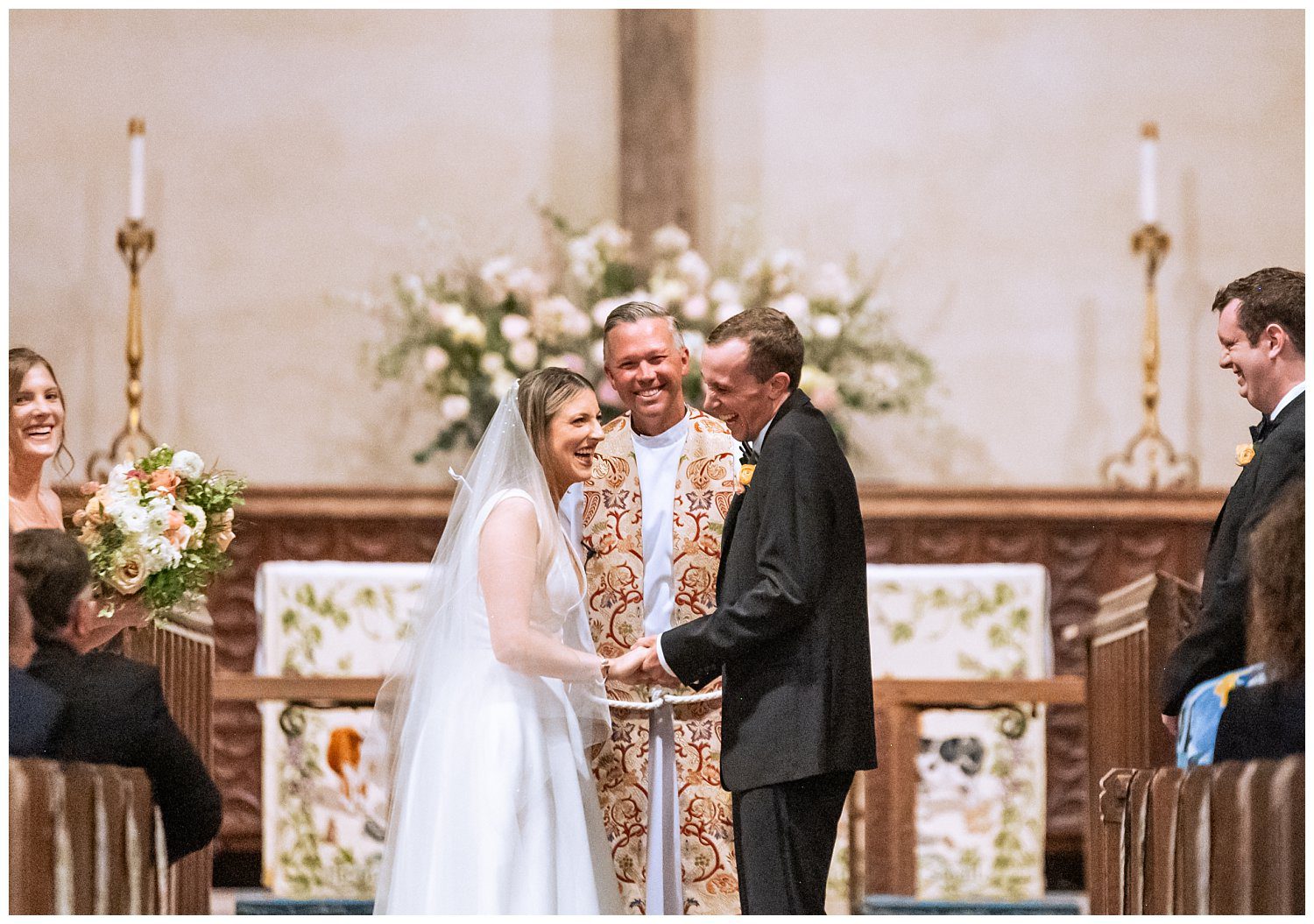 Ceremony at Trinity Episcopal Church Wedding in Northern Virginia