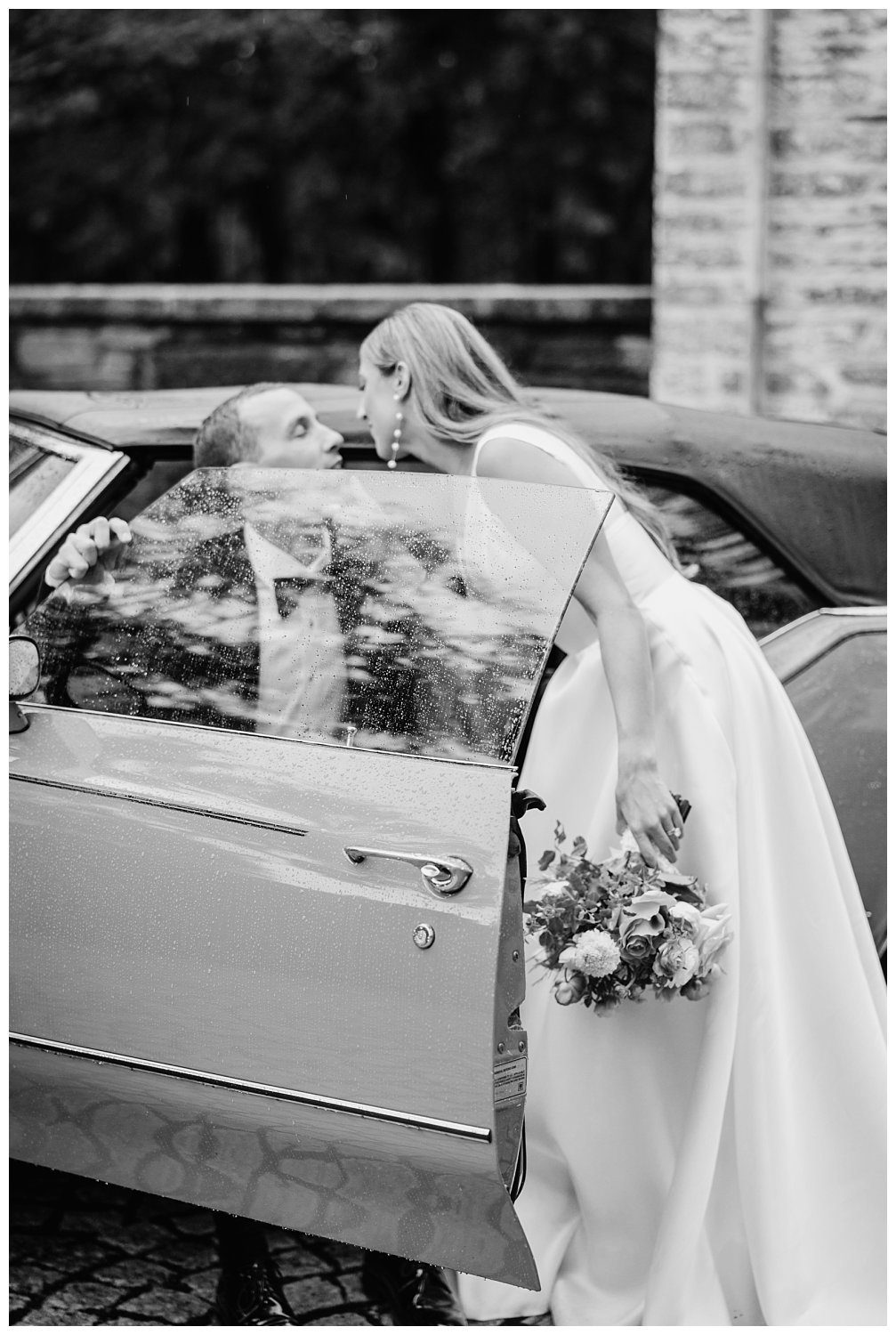 Bride and Groom Portraits at Trinity Episcopal Church Wedding in Northern Virginia