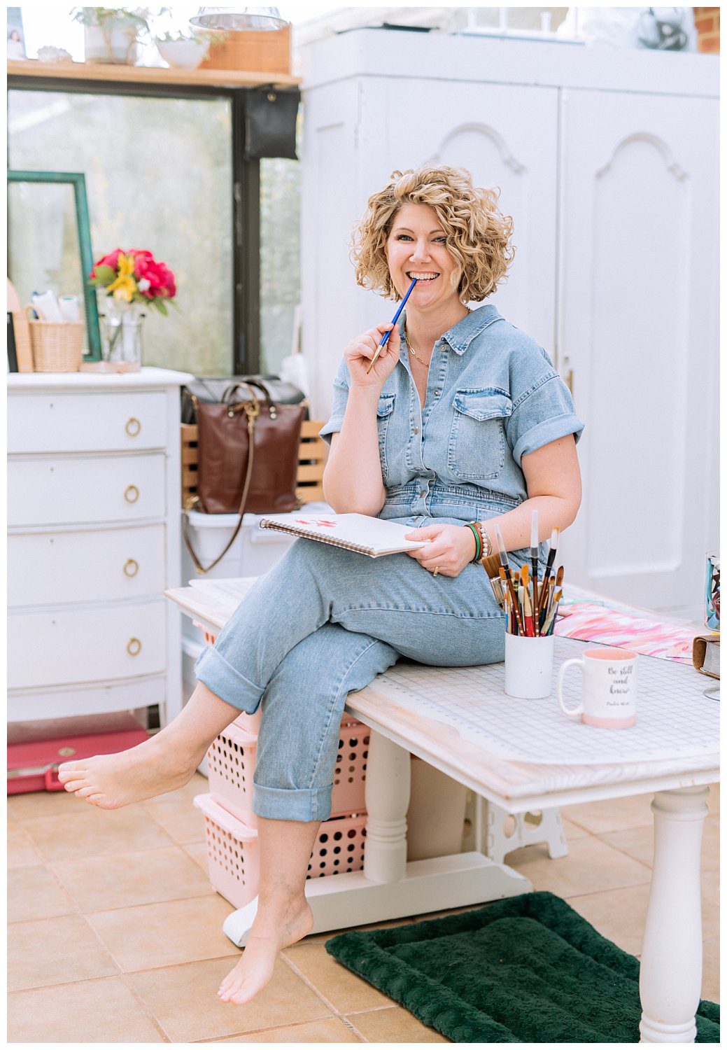 Colorful Branding Portrait Session in Richmond, Virginia photographed by Richmond Brand Photographer Heather Dodge Photography.