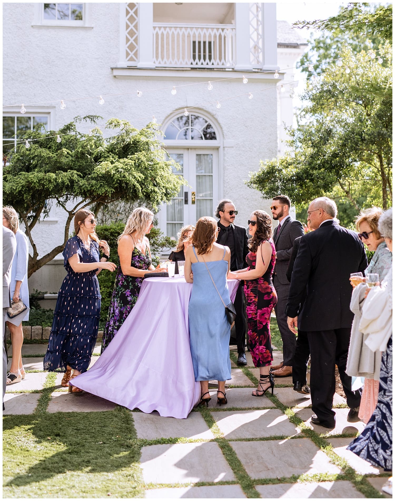 Cocktail Hour at Keswick Vineyard in Charlottesville, Virginia