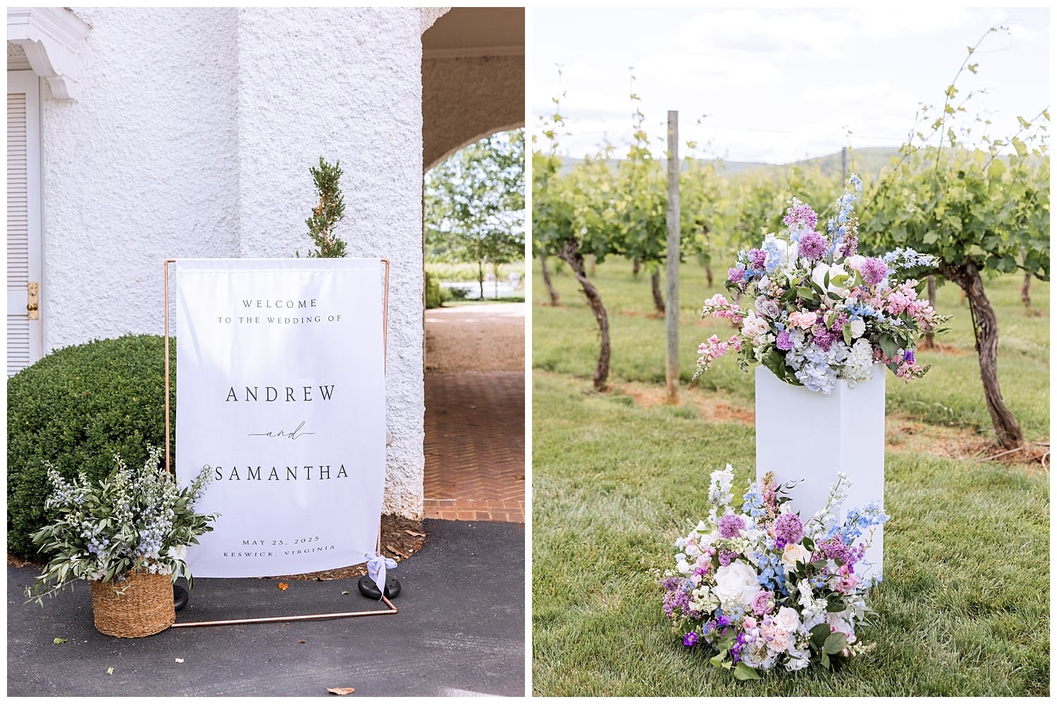 Keswick Vineyard Wedding in Charlottesville, Virginia