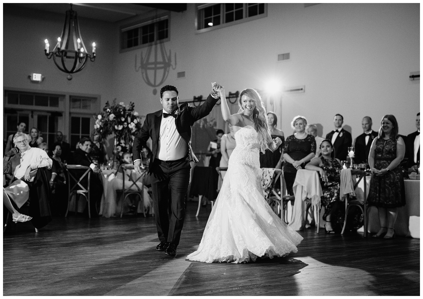 Bride and Groom first dance at King Family Vineyard in Charlottesville VA 