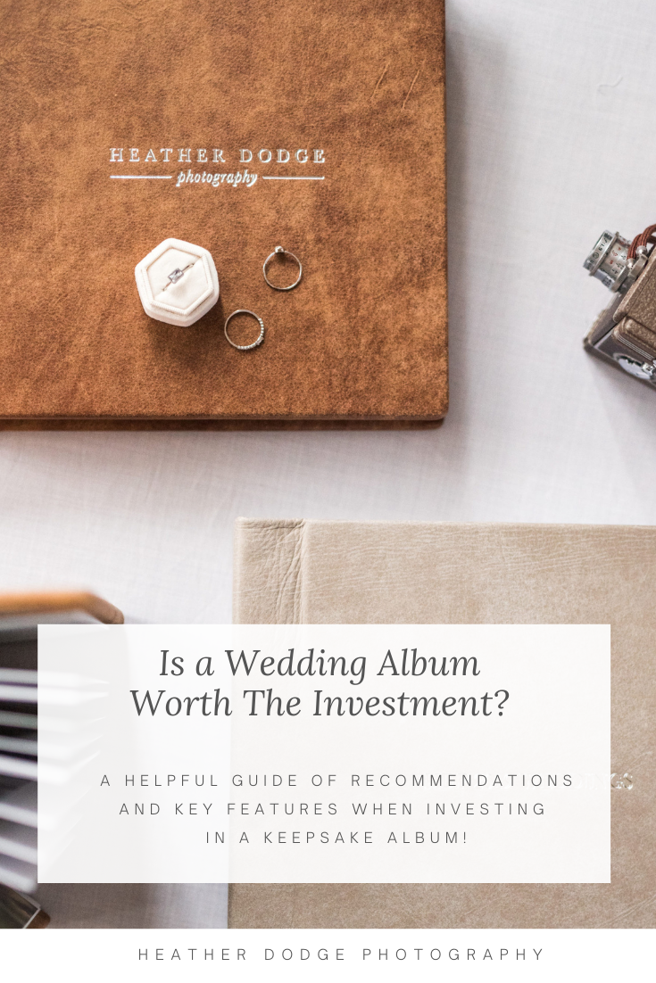 Wedding planning tips for investing in a wedding album