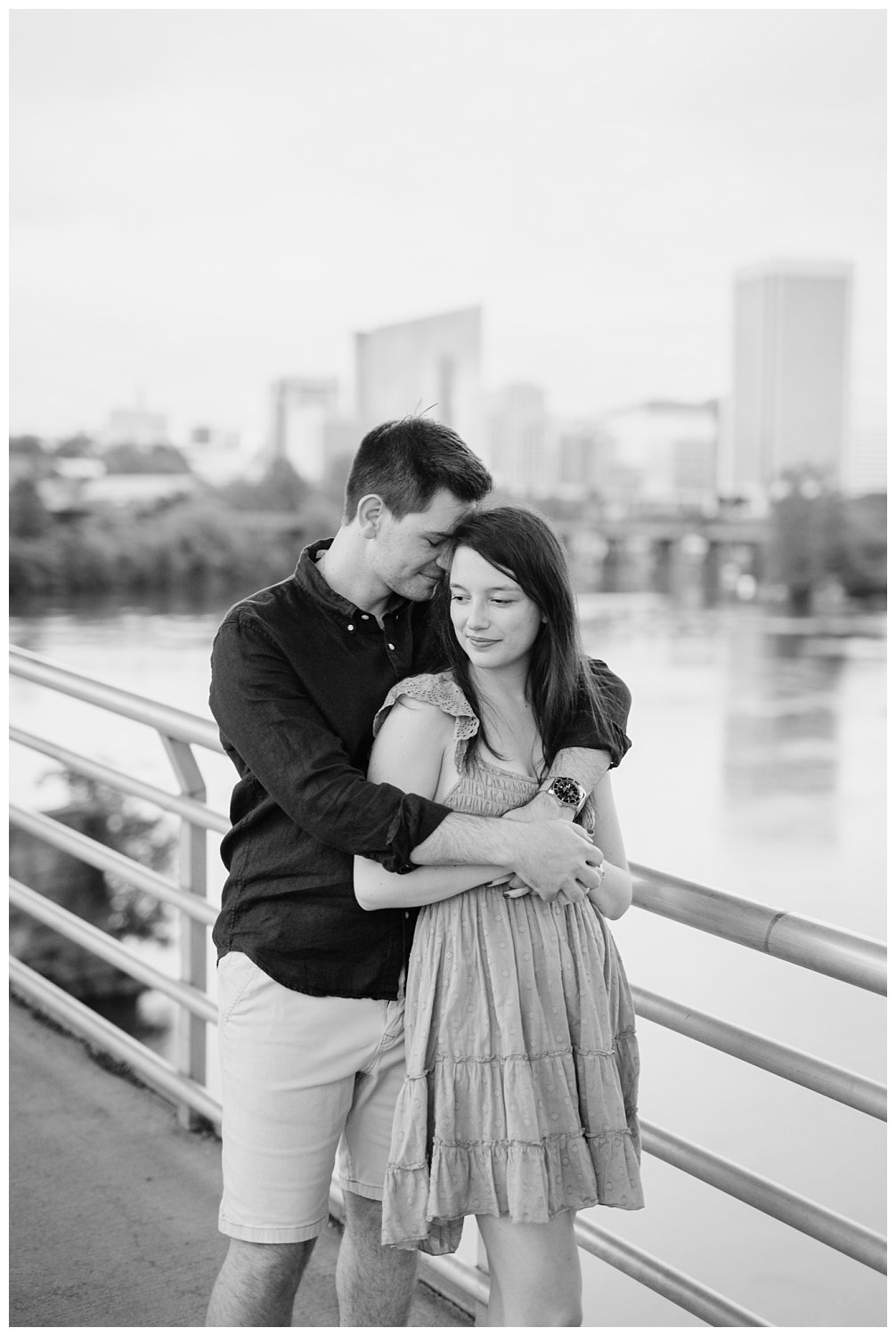 Engagement shoot at Belle Isle, one of the most popular waterfront engagement session locations in Richmond.